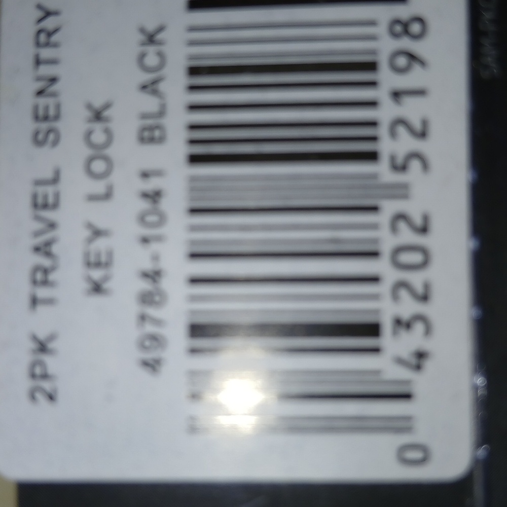 Samsonite Travel SENTRY Key Lock Set - Picture 8 of 9
